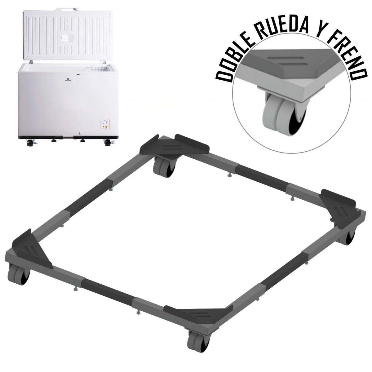 SUPER RACK - Base Móvil para Congeladora Multiusos