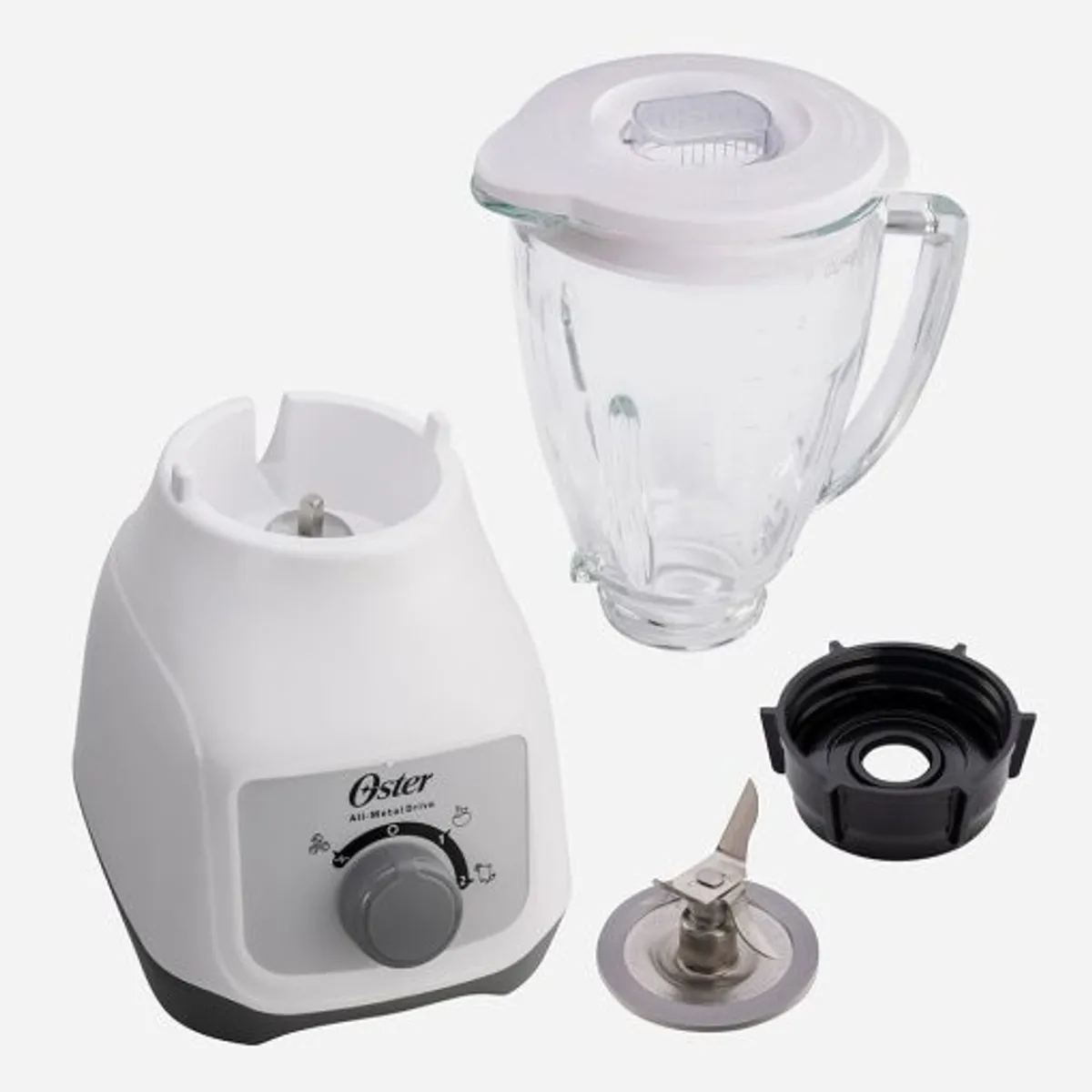 OSTER - Licuadora Oster 15L de 550W BLSTKAGWRD  Blanco