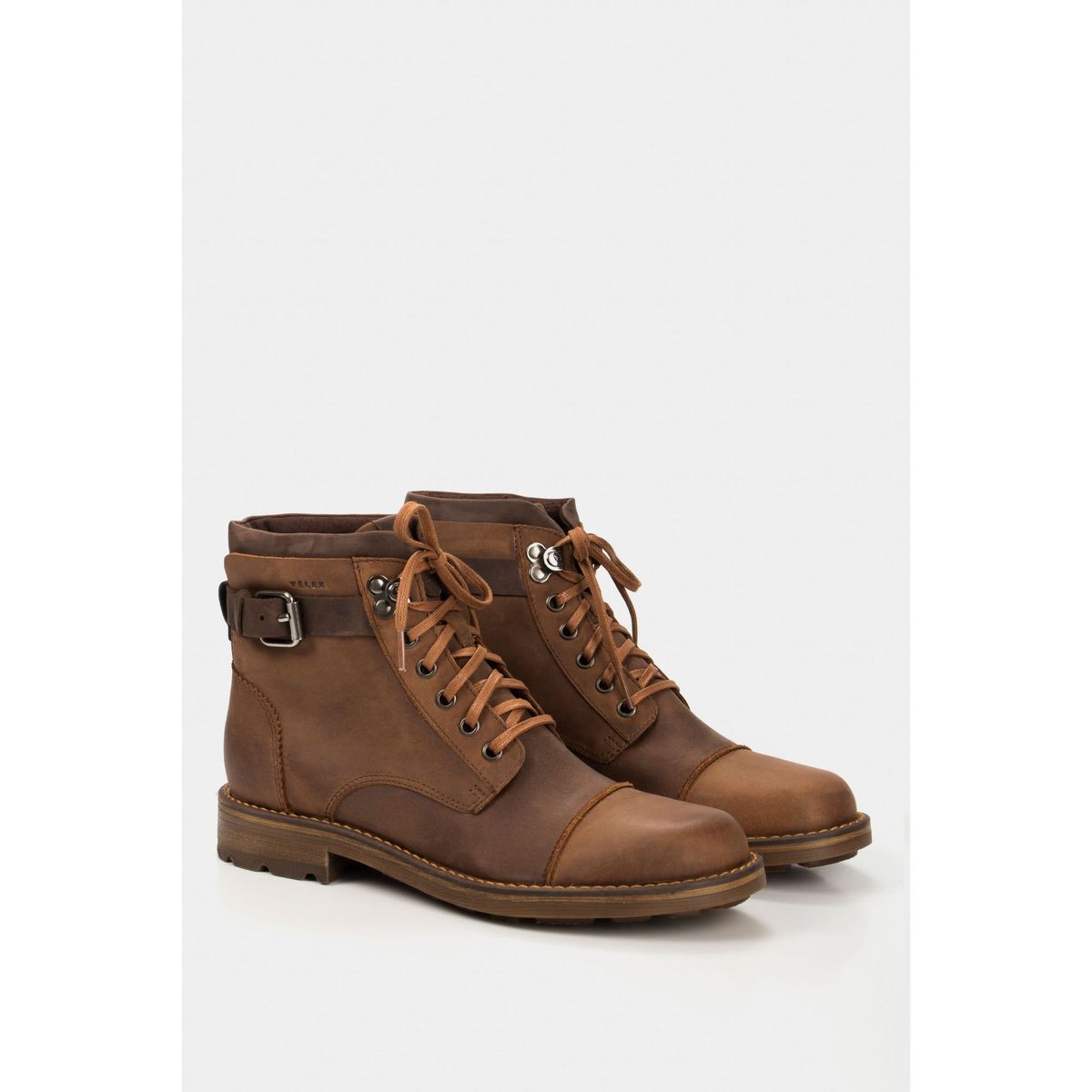 VELEZ - Vélez Botas Casual Laos De Cuero Vintage Miel