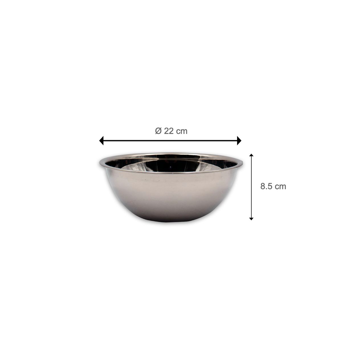 OEM - Bowl Profesional 22cm Acero Inoxidable