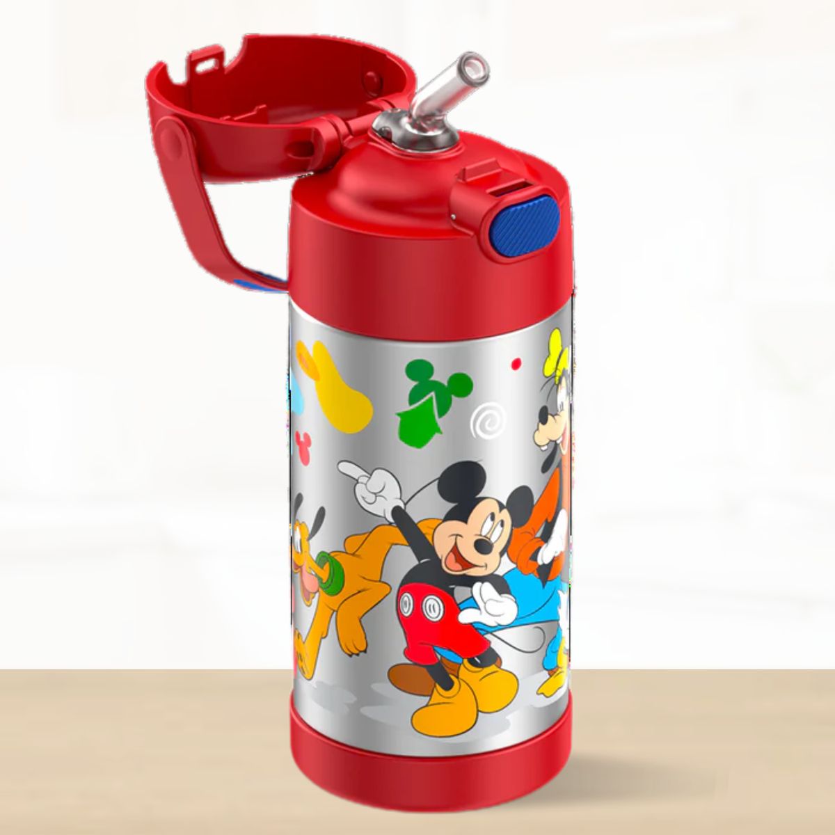 THERMOS - Tomatodo Térmico para Niña Funtainer 355 Ml Mickey Mouse