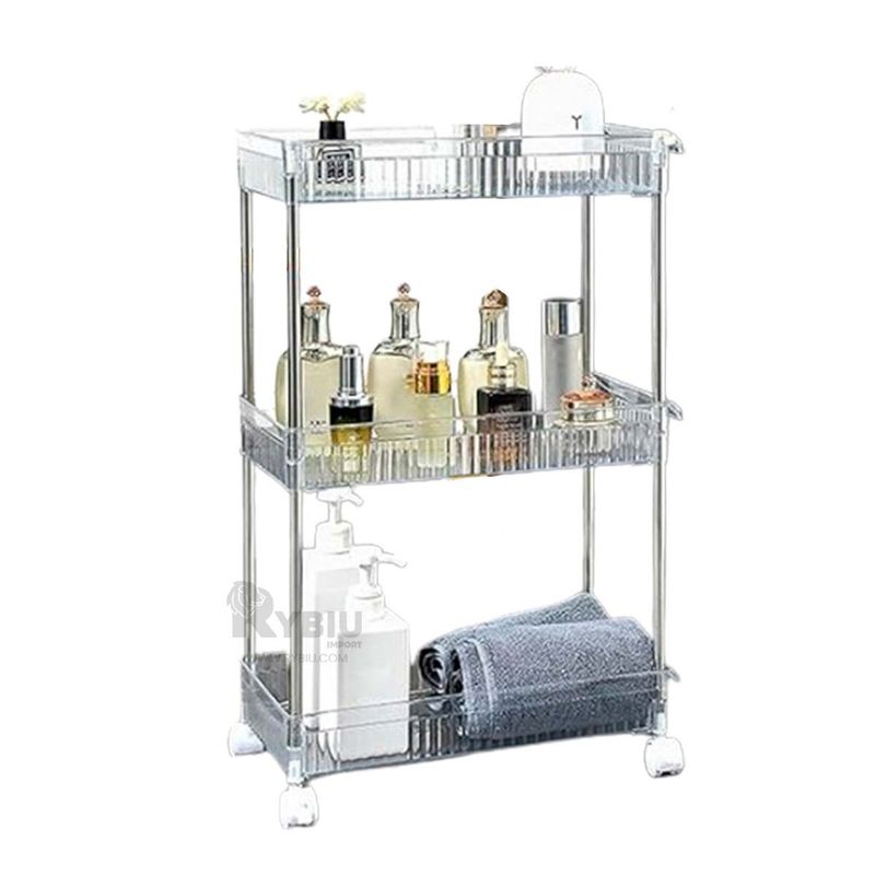 RYBIU IMPORT - Carrito Funcional de Baño de Acrilico Y+Regalo Agendita