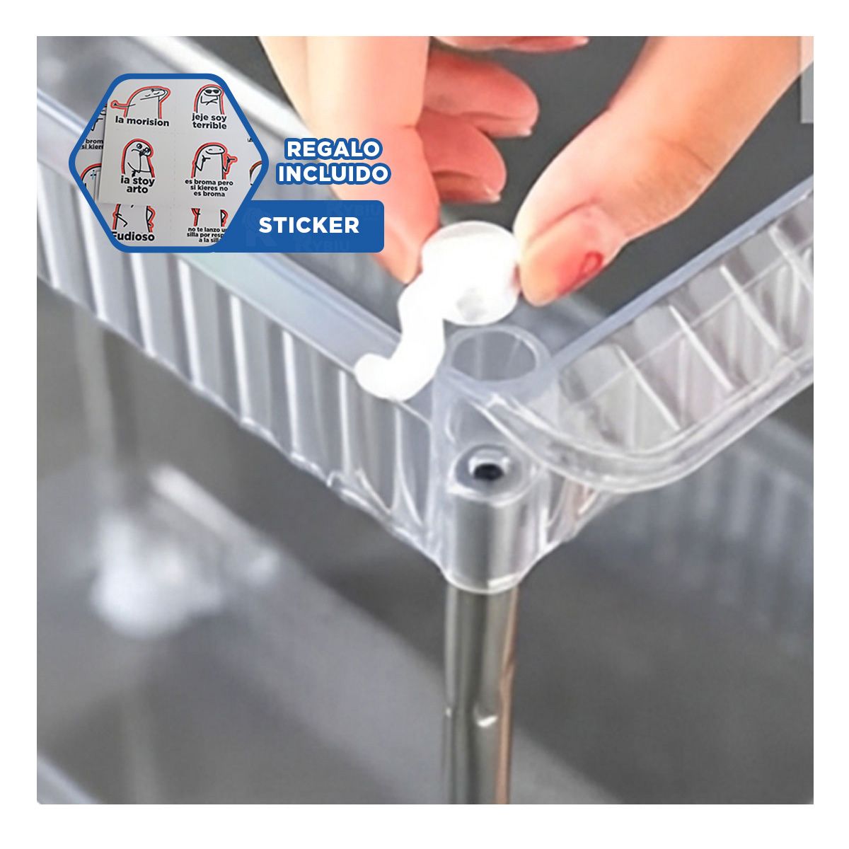 RYBIU IMPORT - Carrito Optimizador 3 N en Acrilico Y+Regalo Stickers