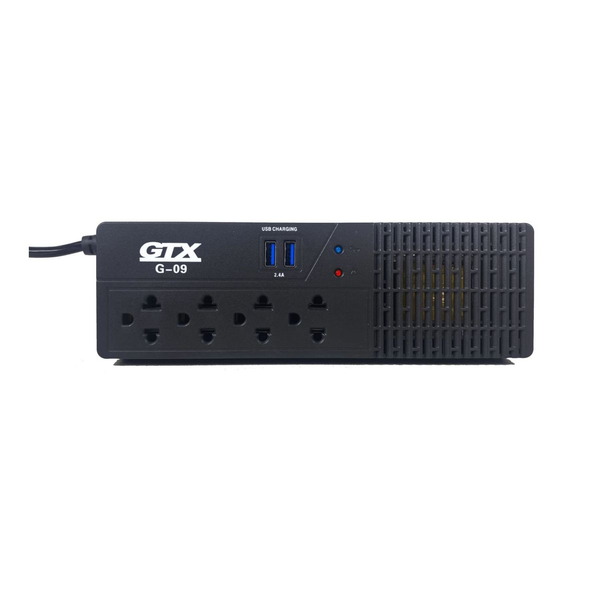 HALION - Estabilizador GTX G-09, 1000VA/500W, 4 Tomas y 2 Puertos USB