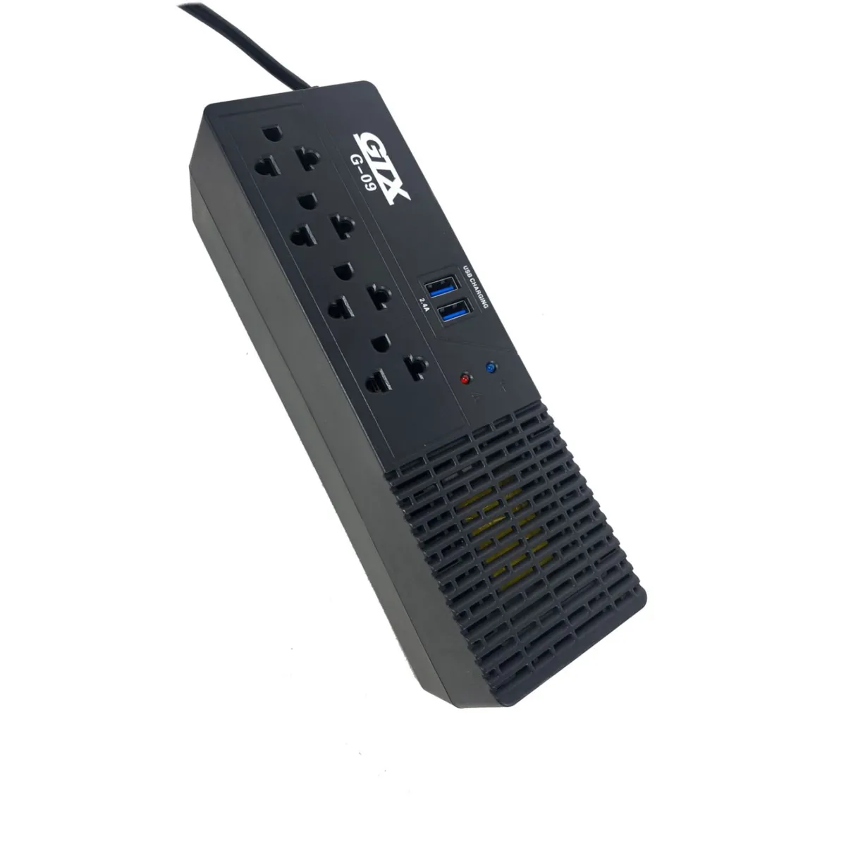 HALION - Estabilizador GTX G-09, 1000VA/500W, 4 Tomas y 2 Puertos USB