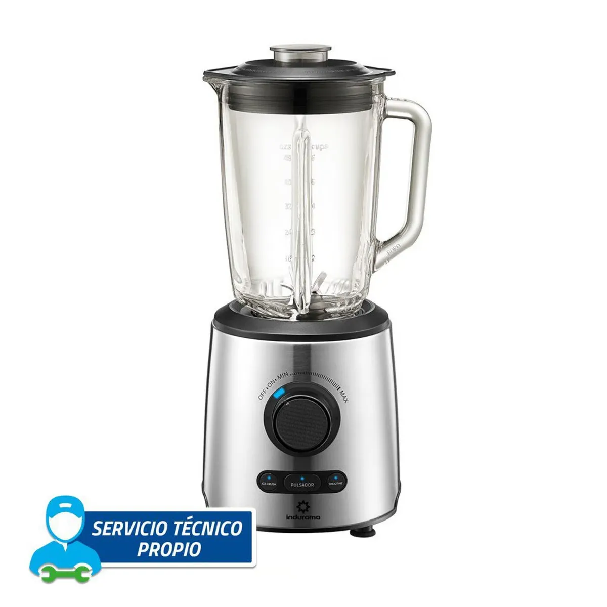 INDURAMA - Licuadora idurama 1000 W 1.5Lt Inox