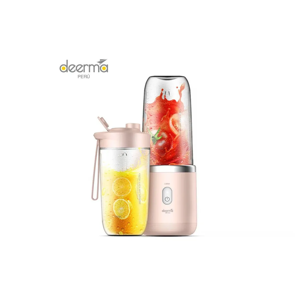 DEERMA - Mini Licuadora Deerma NU05 Rosada