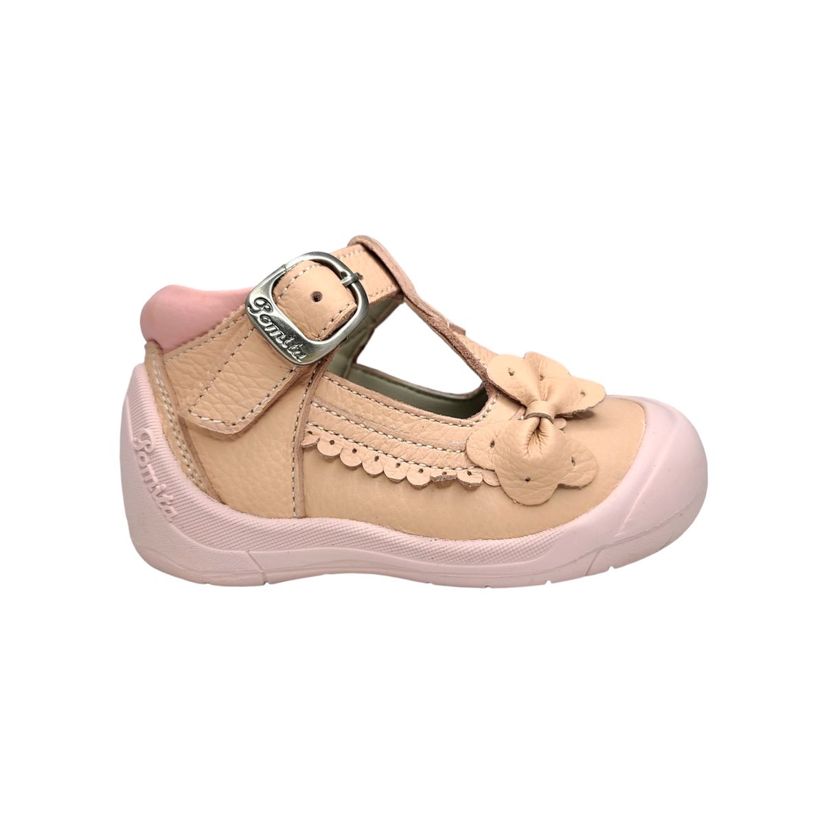GENERICO - Zapato pibe semi-ortopédico gateador Nude Modelo Pibe para niña bebé