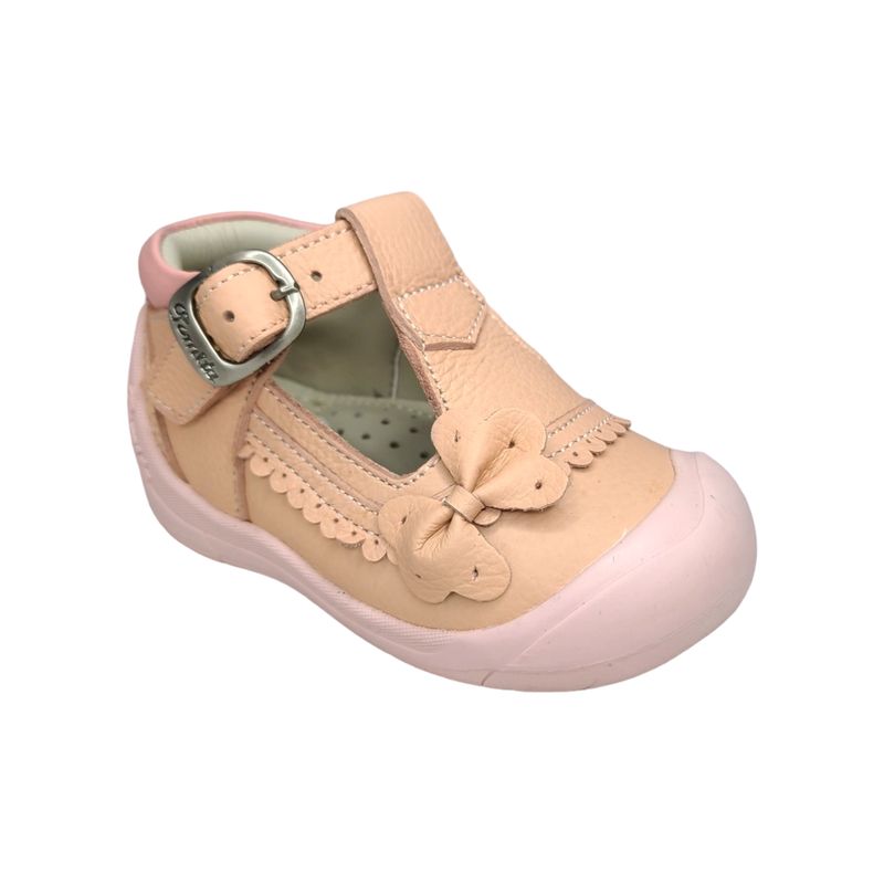 GENERICO - Zapato pibe semi-ortopédico gateador Nude Modelo Pibe para niña bebé