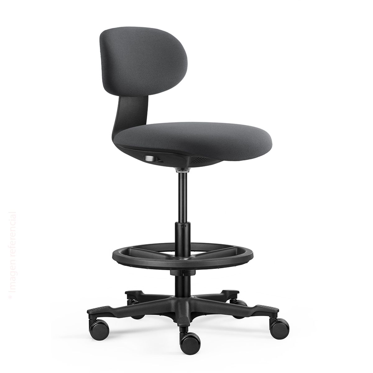 DECORPLAS - Silla giratoria Ergonómica Yoyo Color Dark Grey