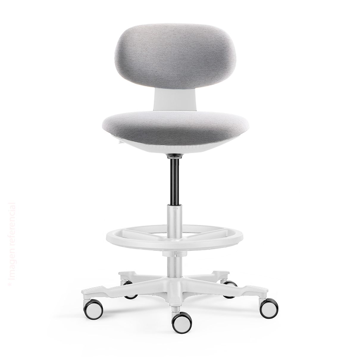 DECORPLAS - Silla giratoria Ergonómica Yoyo Colors Light Grey
