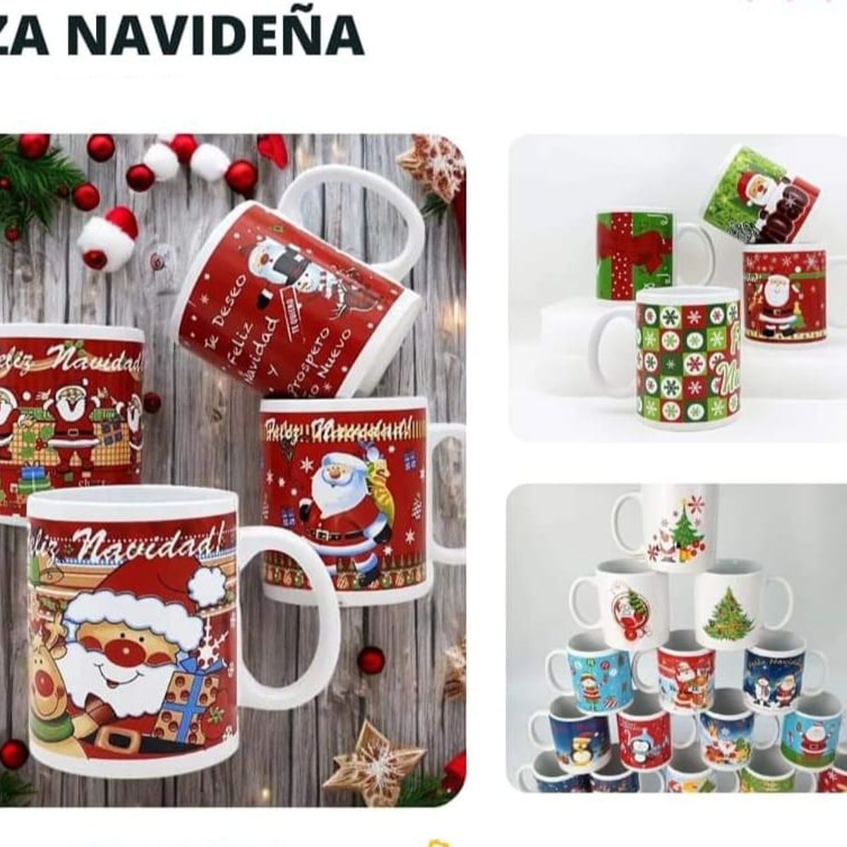 TAZA DE NAVIDAD  - PACK DE 6, marca GENERICO - Foto Principal