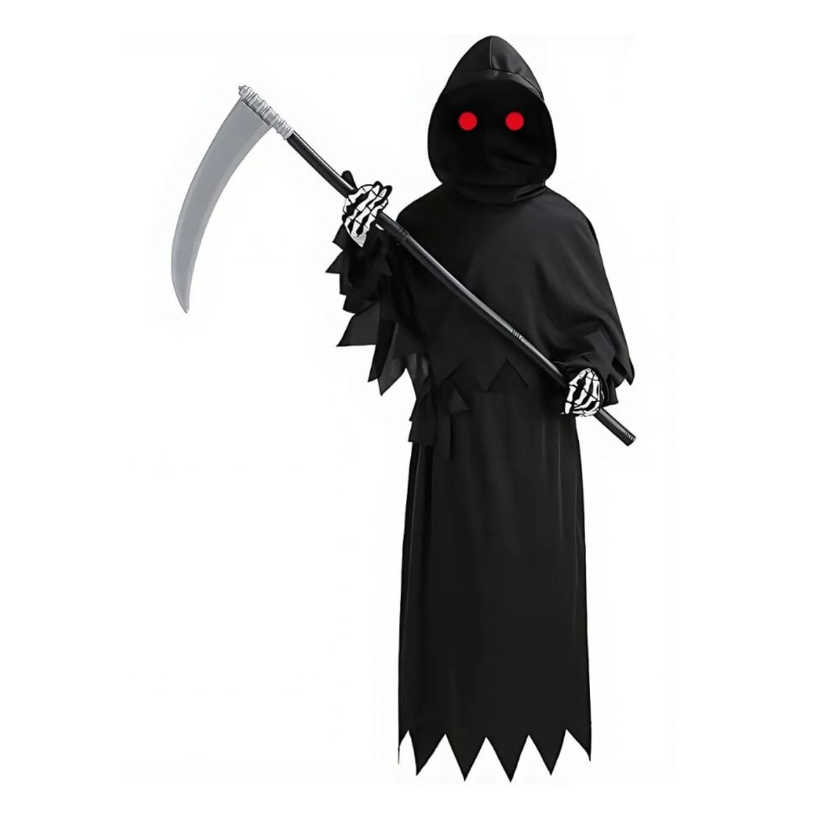 GENERICO - Disfraz La parca con Oz Talla L Halloween