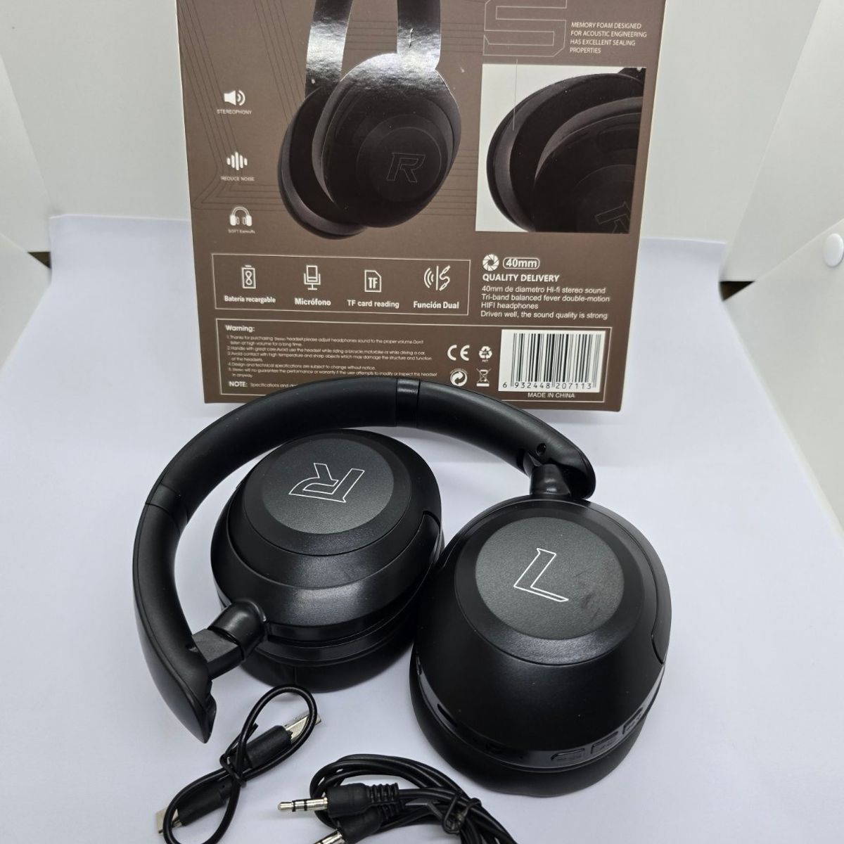 BIG GER - AUDIFONO BT VINCHA BIG-GER NEGRO-BLANCO-AMARILLO