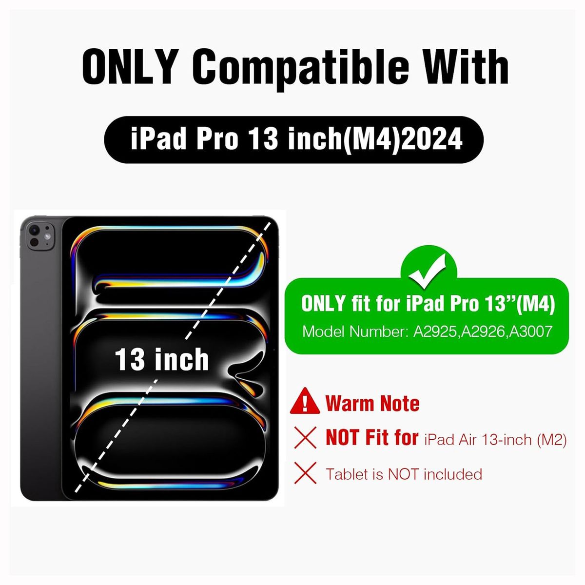 NILLKIN - Funda Teclado Para iPad Pro 13 Chip M4 (2024)