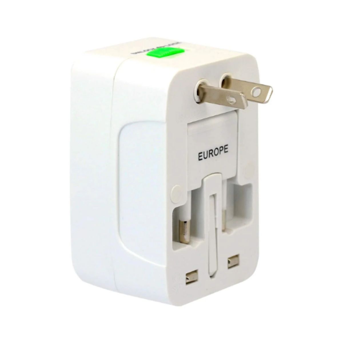 OPALUX - Adaptador Enchufe Multiple 2 entradas USB + 1 Tipo C OP-931E OPALUX