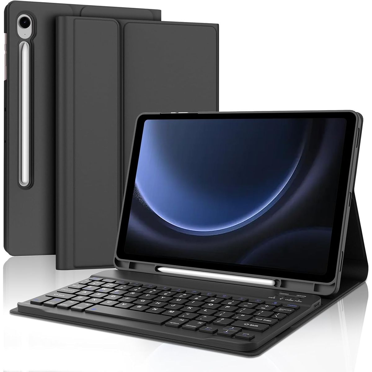 100 PERCENT - Case Con Teclado Para Galaxy Tab S9 Fe 10.9 Y Tab S9