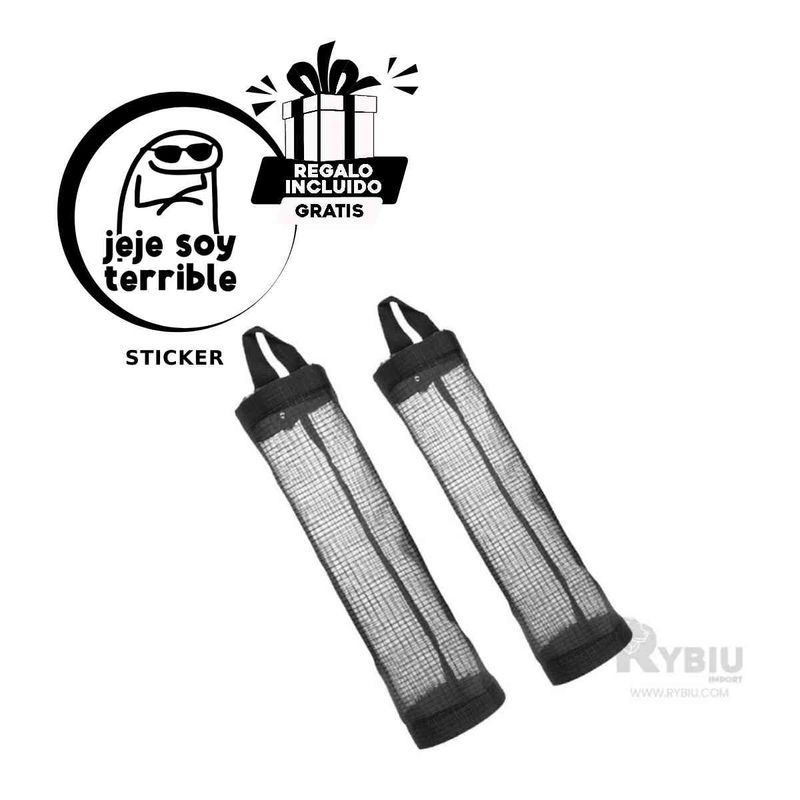 GENERICO - Dispensor Portatil Ideal en Tono Negro Y+Gift Stickers