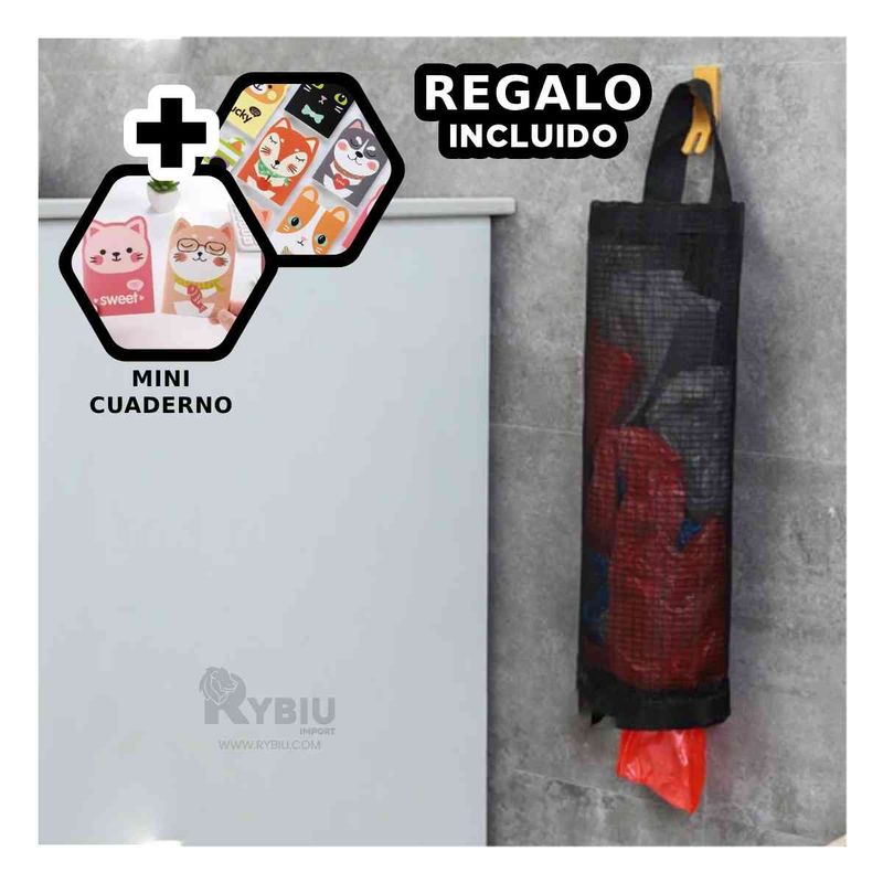 GENERICO - Dispensor Duradero y Portatil en Negro Y+Regalo Agendita