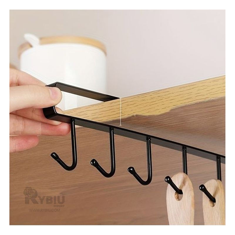 GENERICO - Soporte de Multiuso para Tazas Debajo de Color Negro
