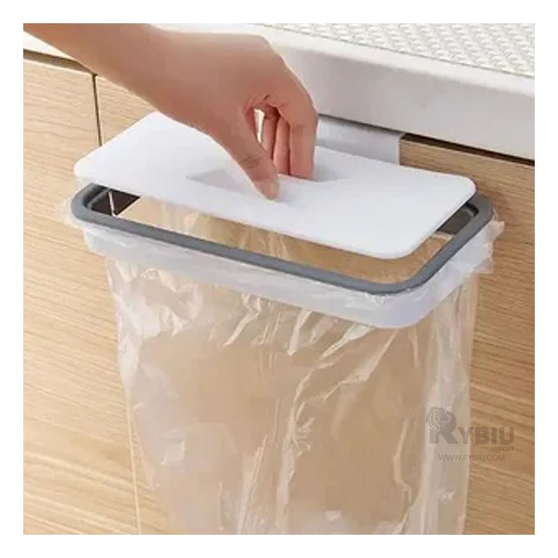 GENERICO - Tachito Plegable Practico con Tapa de Color Blanco con Plomo