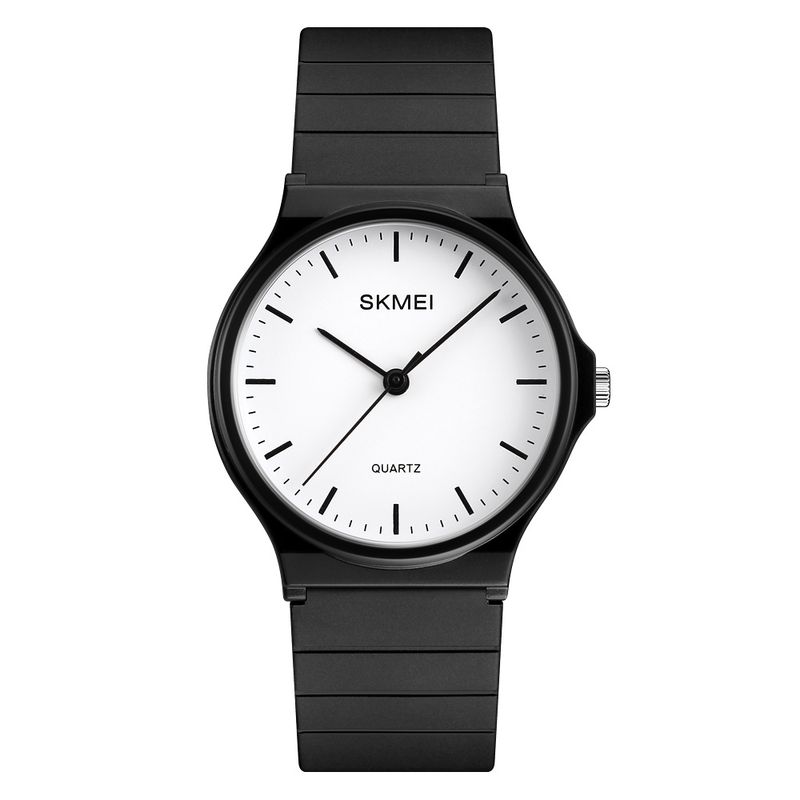 SKMEI - RELOJ SKMEI 1419 Negro CORREA Silicona PARA MUJER_.