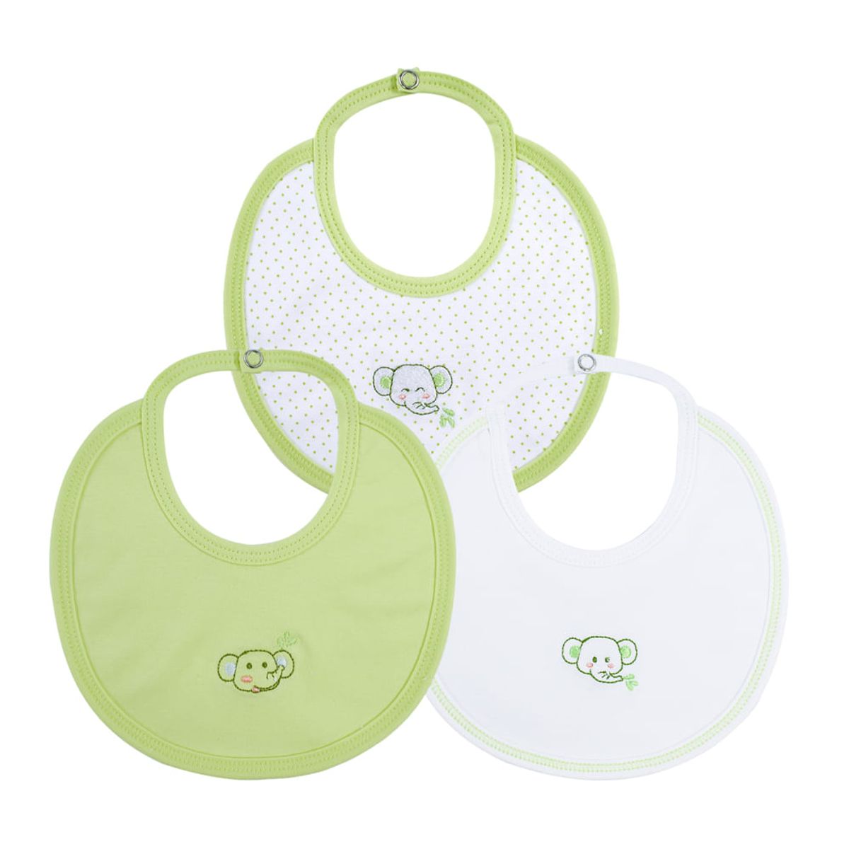 KUKULI - SET BABERO CON BROCHE X3 M0335 UNISEX