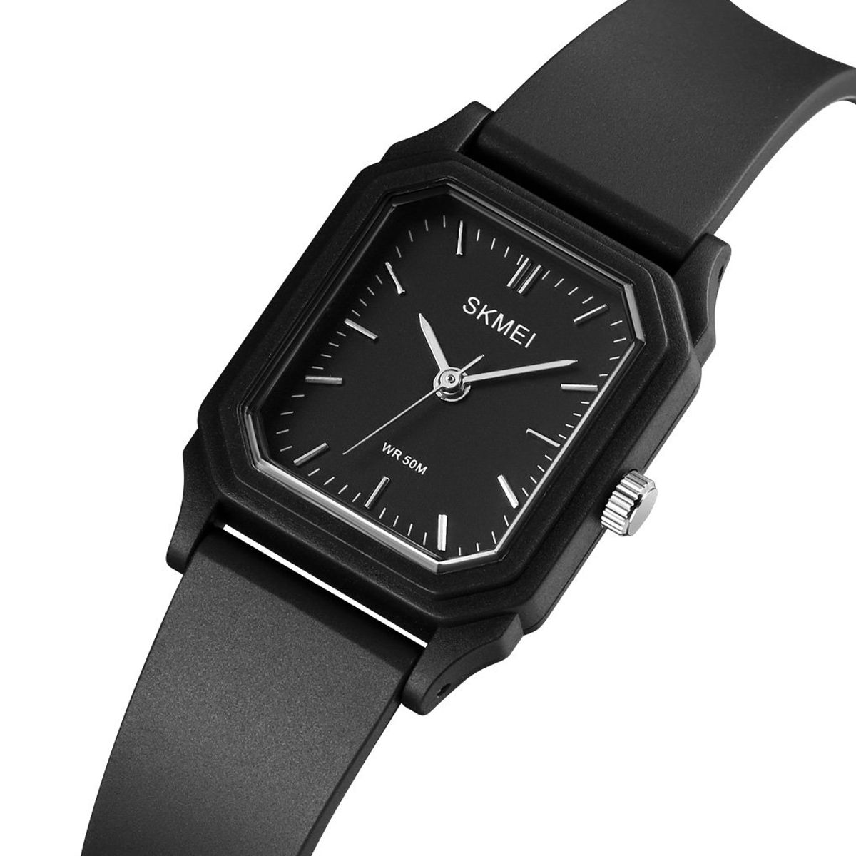 SKMEI - RELOJ SKMEI 1651 Negro CORREA Silicona PARA MUJER