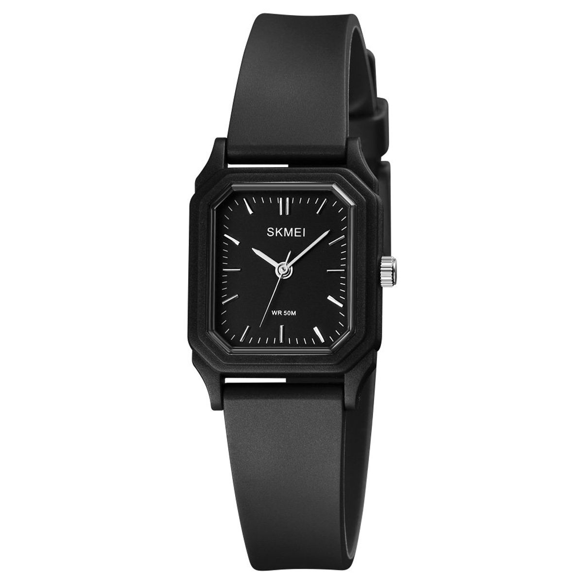 SKMEI - RELOJ SKMEI 1651 Negro CORREA Silicona PARA MUJER