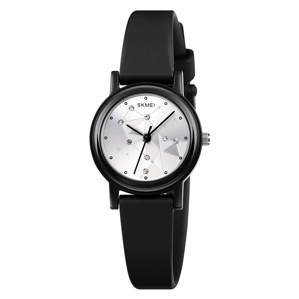 SKMEI - RELOJ SKMEI 1659 Negro CONSTELACIÓN CORREA Silicona PARA MUJER_.