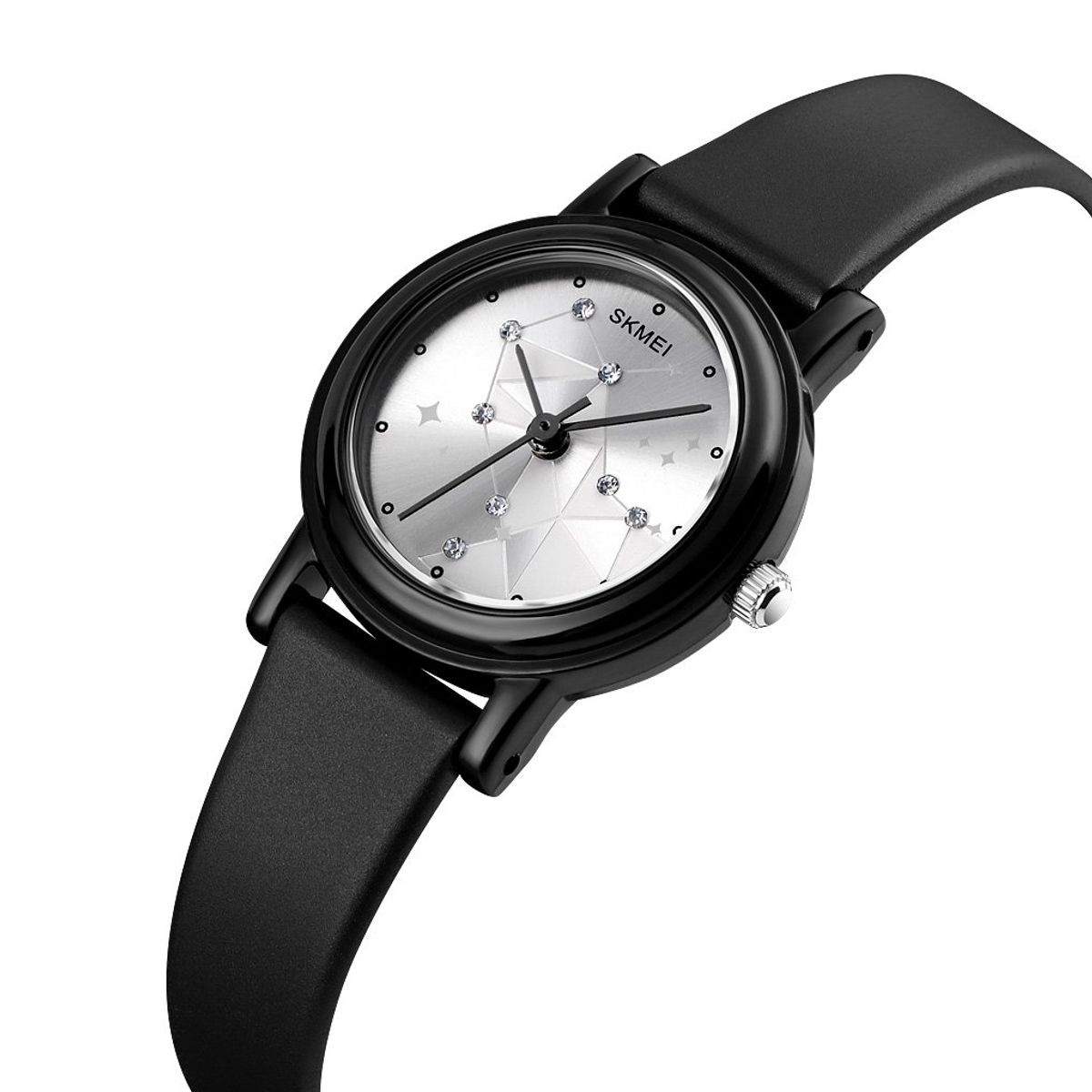SKMEI - RELOJ SKMEI 1659 Negro CONSTELACIÓN CORREA Silicona PARA MUJER_.