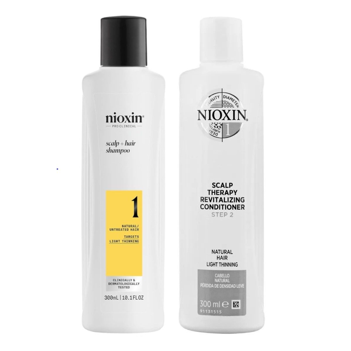 NIOXIN - Nioxin-1 Shampoo 300ml+ Acondicionador Para Cabello Natural