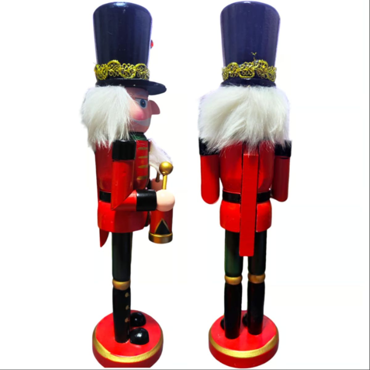 GENERICO - Soldado Cascanueces Tamborilero 25CM  UNIDAD