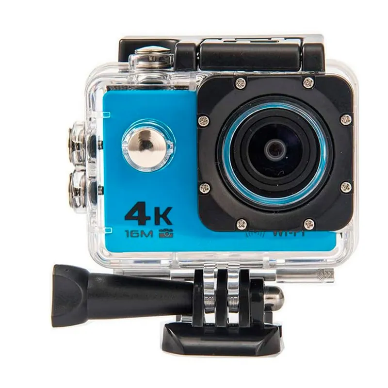 GENERICO - Cámara de Acción 4K Ultra HD 170D Go Celeste