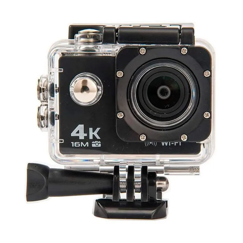 GENERICO - Cámara de Acción 4K Ultra HD 170D Go Negro