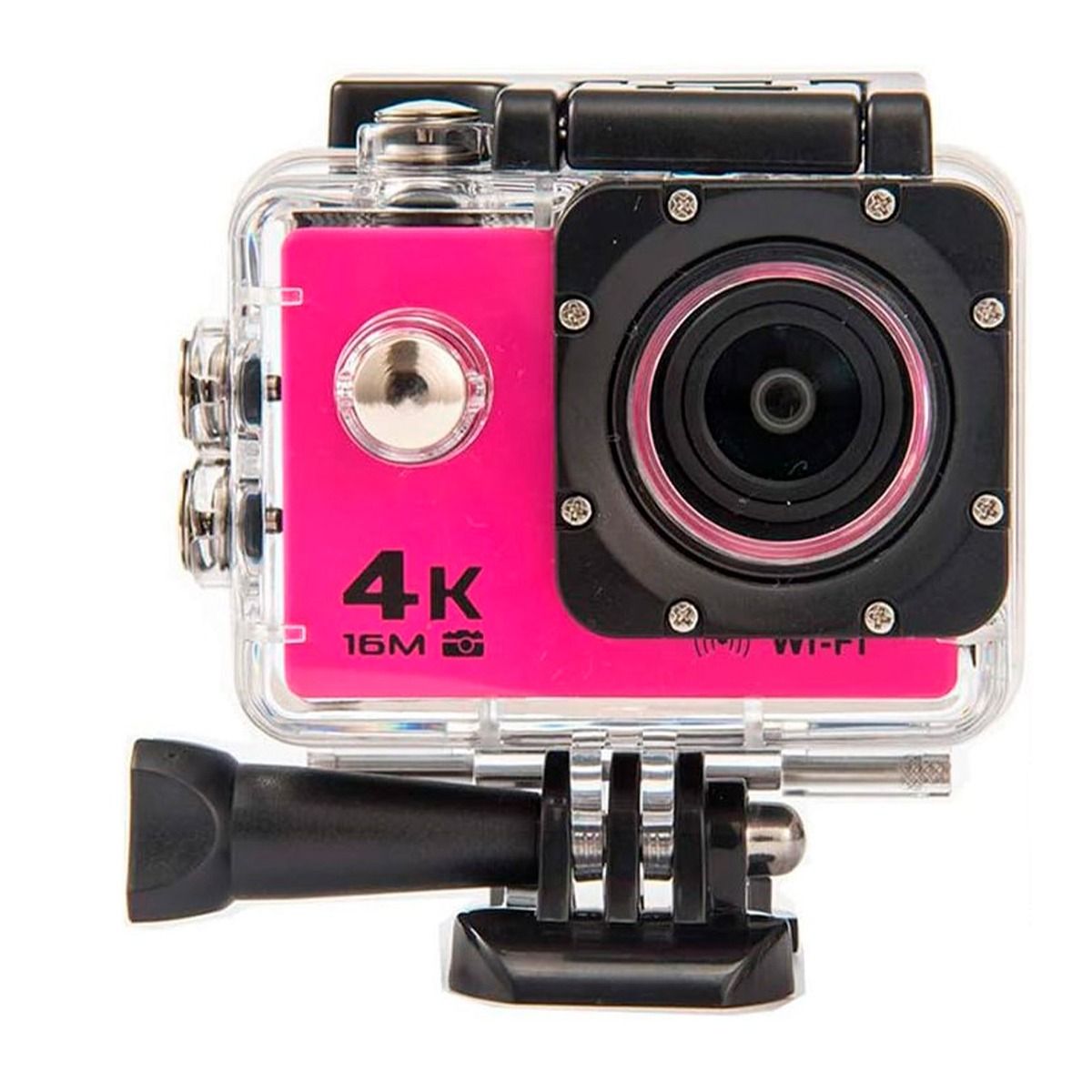 GENERICO - Cámara de Acción 4K Ultra HD 170D Go Fucsia