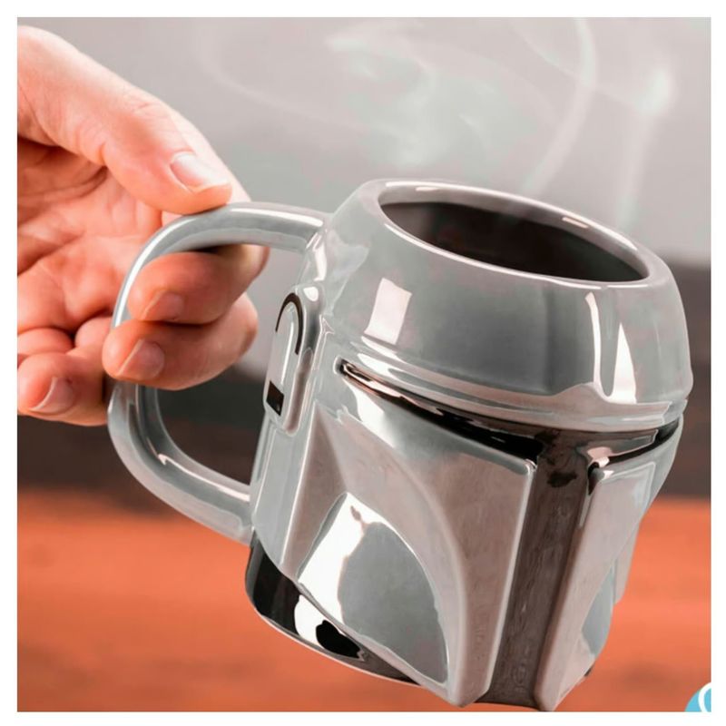 GENERICO - Mug Taza 3D Mandalorian The Star Wars
