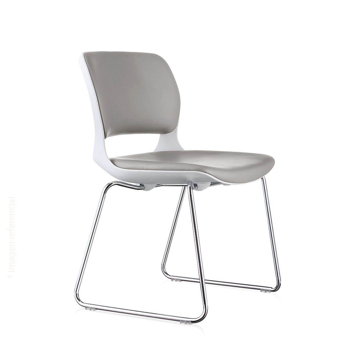 DECORPLAS - Silla fija Multiuso Ace Colors Grey