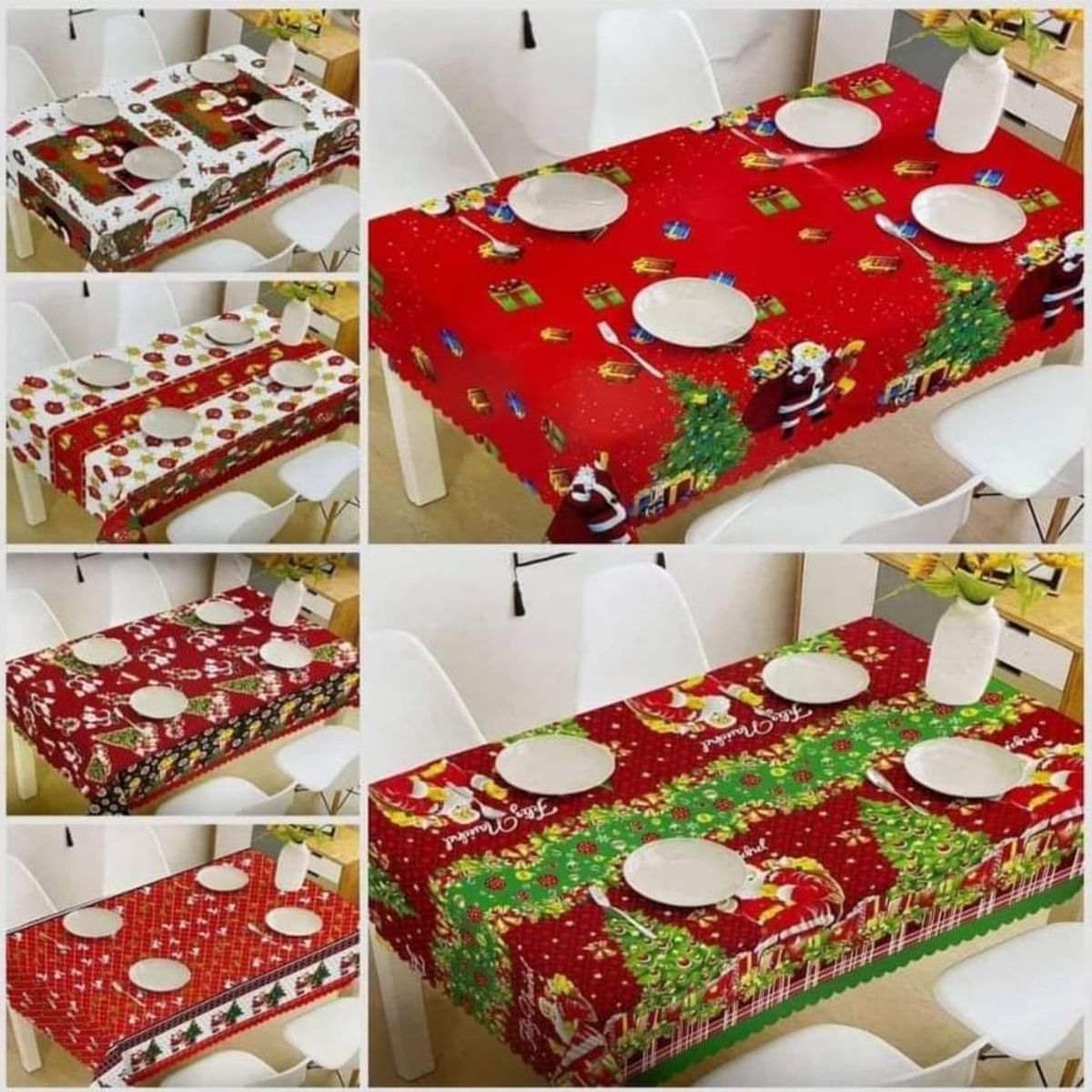 GENERICO - Manteles de Navidad Elegantes 150x180cm