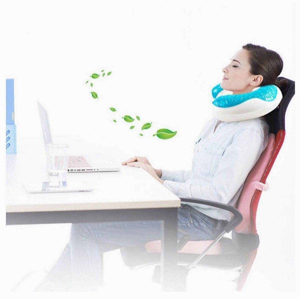 GENERICO - COJÍN CERVICAL VISCOELÁSTICA GEL TECH