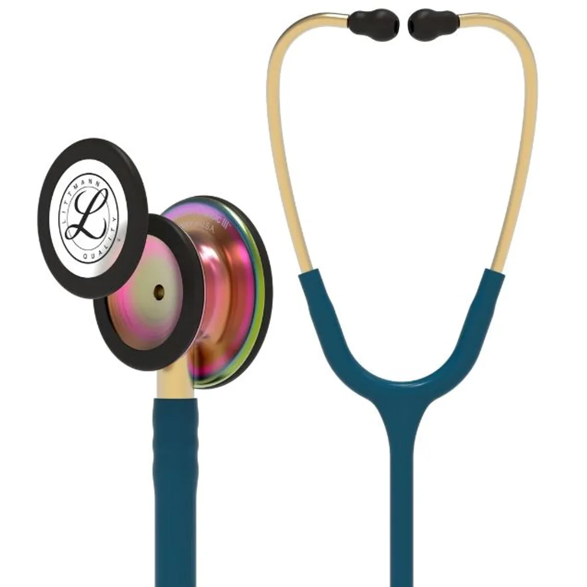 LITTMANN - Estetoscopio Azul Caribe Arcoiris Littmann Classic III 5807