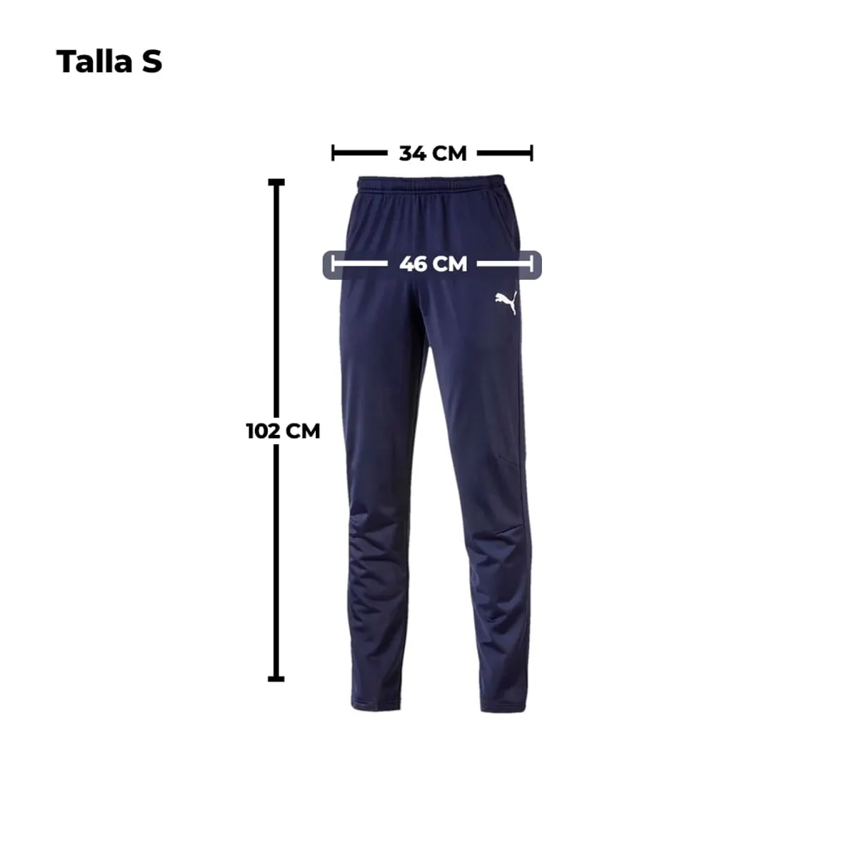 PUMA - Pantalon Puma Training Athletic Pants Blue Hombre Talla S