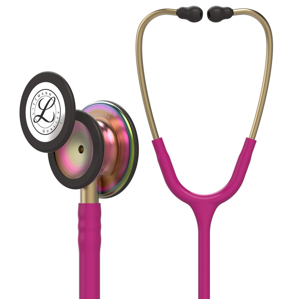 LITTMANN - Estetoscopio Frambuesa Arcoiris Littmann Classic III 5806