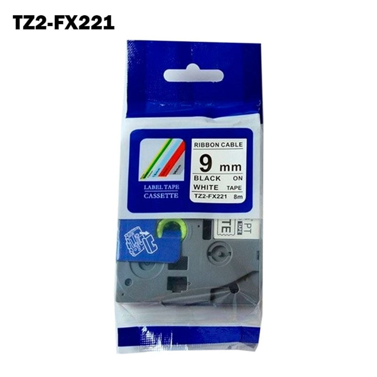 GENERICO - TZ2-FX221  Cinta Compatible Laminada Flexible Brother TZE-FX221