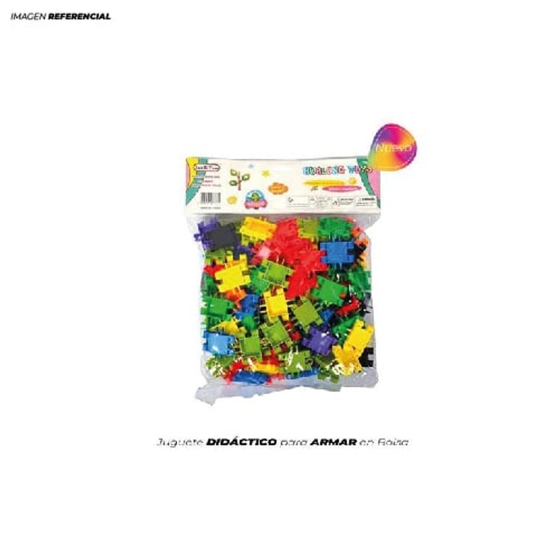GENERICO - JUGUETE DIDÁCTICO DE CUBOS ARMABLES EN BOLSA
