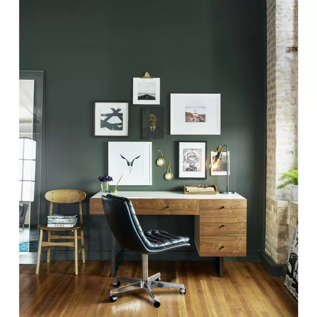 TU MESITA - Escritorio Moderno Rabane Marrón 152cm