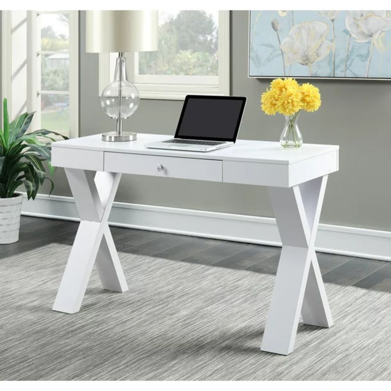 TU MESITA - Escritorio Contemporáneo Olite Blanco 120cm