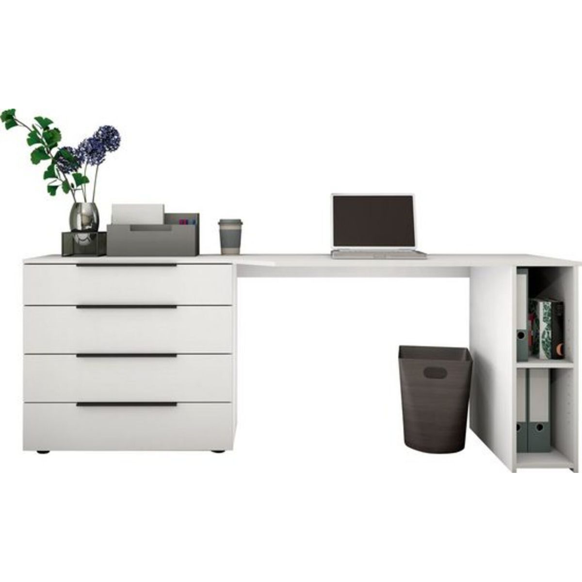 TU MESITA - Escritorio Moderno García Blanco Largo 196cm