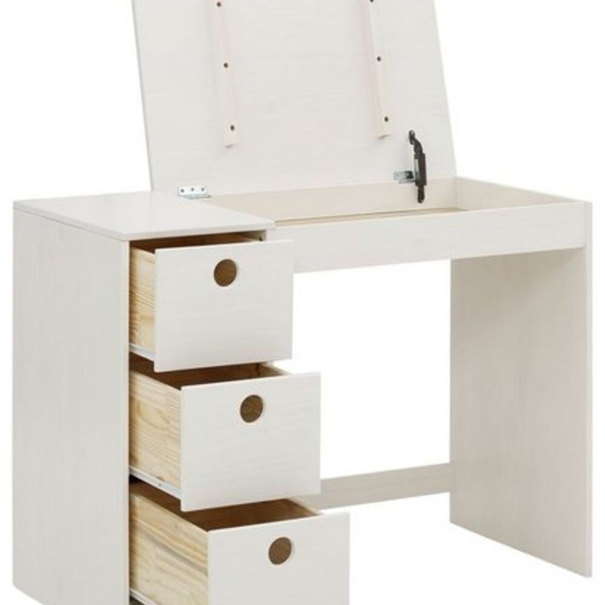 TU MESITA - Escritorio Moderno Austen 3 Cajones Blanco