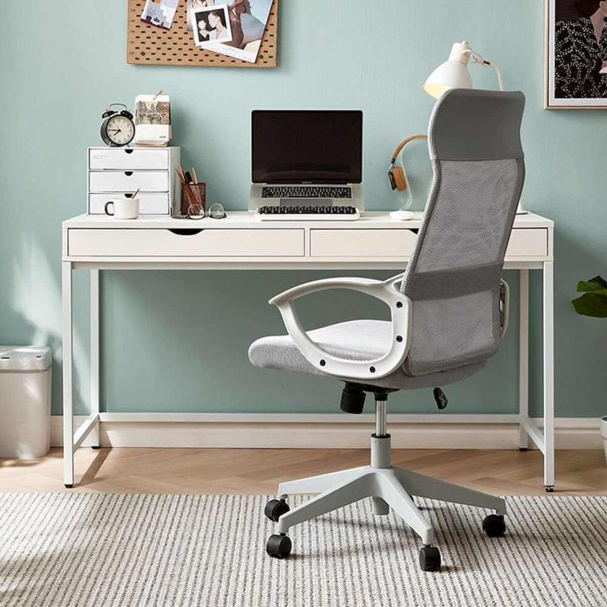 TU MESITA - Escritorio Moderno Carlos Blanco 120cm